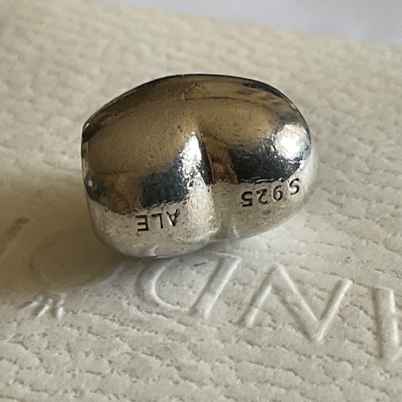 Pandora silver heart charm - Picture 3 of 3